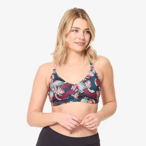 Haut de maillot de bain de natation femme lila lea melon
